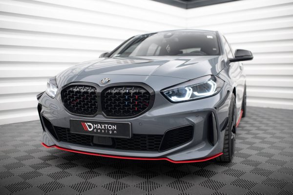 BMW 1 F40 Pack M/ M135i - Lâmina frontal V.4 | BM-1-40-MPACK-FD4RED | Produto Maxton Design distribuído por Unicartuning. BMW 1 F40 Pack M/ M135i - Lâmina frontal V.4 | BM-1-40-MPACK-FD4RED | Produto Maxton Design distribuído por Unicartuning.