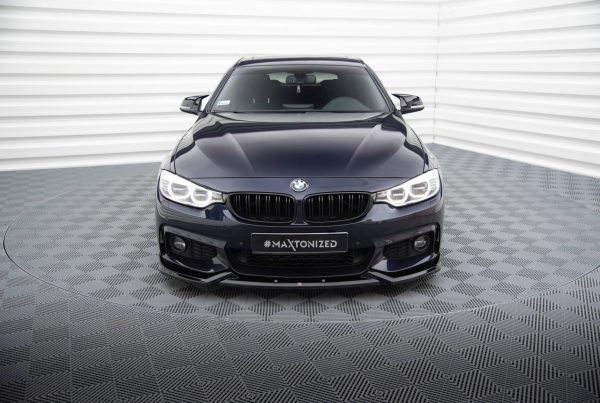 BMW 4 Coupé / Gran Coupé / Cabrio Pack M F32 / F36 / F33 - Lâmina frontal V.5 | BM-4-F36-GC-MPACK-FD1G | Produto Maxton Design distribuído por Unicartuning.