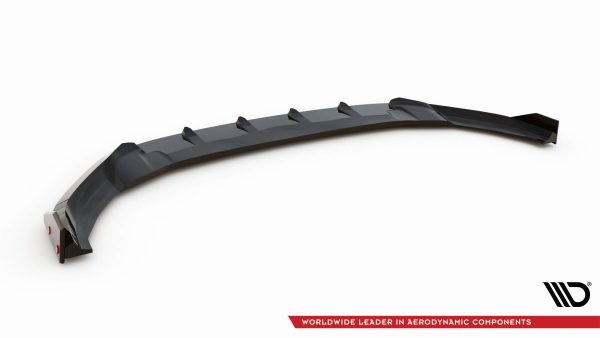 Volkswagen Golf R / R-line Mk7 - Lâmina frontal V.5 + Splitters | VW-GO-7-R-FD5G+FSF1B | Produto Maxton Design distribuído por Unicartuning.
