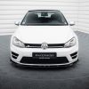 Volkswagen Golf R / R-line Mk7 - Lâmina frontal V.5 + Splitters | VW-GO-7-R-FD5G+FSF1B | Produto Maxton Design distribuído por Unicartuning.