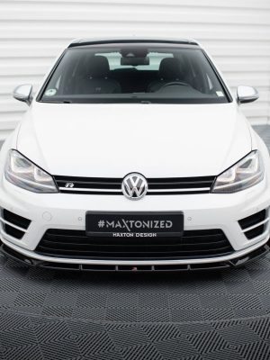 Volkswagen Golf R / R-line Mk7 - Lâmina frontal V.5 + Splitters | VW-GO-7-R-FD5G+FSF1B | Produto Maxton Design distribuído por Unicartuning. Volkswagen Golf R / R-line Mk7 - Lâmina frontal V.5 + Splitters | VW-GO-7-R-FD5G+FSF1B | Produto Maxton Design distribuído por Unicartuning.