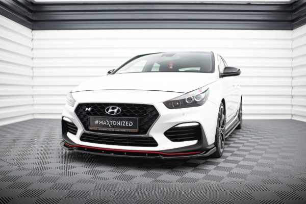 Hyundai I30 N Mk3 Hatchback/fastback - Lâmina frontal V.5 | HY-I30-3-N-FD5G | Produto Maxton Design distribuído por Unicartuning.
