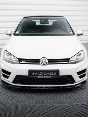 Volkswagen Golf R / R-line Mk7 - Lâmina frontal V.5 | VW-GO-7-R-FD5G | Produto Maxton Design distribuído por Unicartuning.