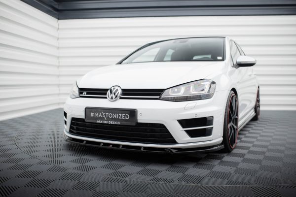 Volkswagen Golf R / R-line Mk7 - Lâmina frontal V.5 | VW-GO-7-R-FD5G | Produto Maxton Design distribuído por Unicartuning. Volkswagen Golf R / R-line Mk7 - Lâmina frontal V.5 | VW-GO-7-R-FD5G | Produto Maxton Design distribuído por Unicartuning.