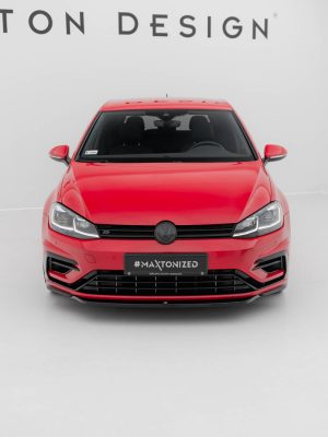 Volkswagen Golf R / R-line Mk7 (facelift) - Lâmina frontal V.5 | VW-GO-7F-R-FD5G | Produto Maxton Design distribuído por Unicartuning.