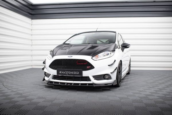 Ford Fiesta 7 ST (facelift) - Lâmina frontal V.6 + Splitters | FO-FI-7F-ST-FD6G+FSF1B | Produto Maxton Design distribuído por Unicartuning. Ford Fiesta 7 ST (facelift) - Lâmina frontal V.6 + Splitters | FO-FI-7F-ST-FD6G+FSF1B | Produto Maxton Design distribuído por Unicartuning.