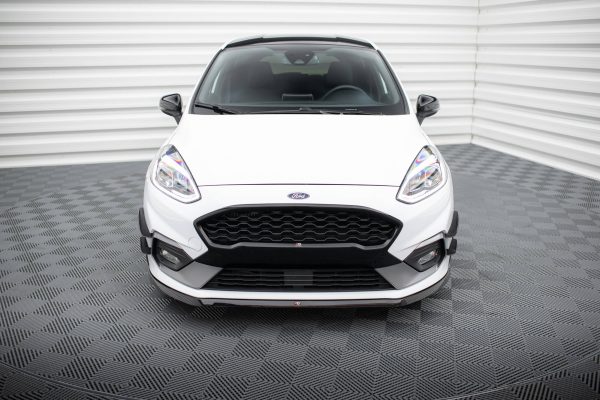Ford Fiesta Mk8 ST / ST-line - Lâmina frontal V.6 | FO-FI-8-ST-FD3G | Produto Maxton Design distribuído por Unicartuning.