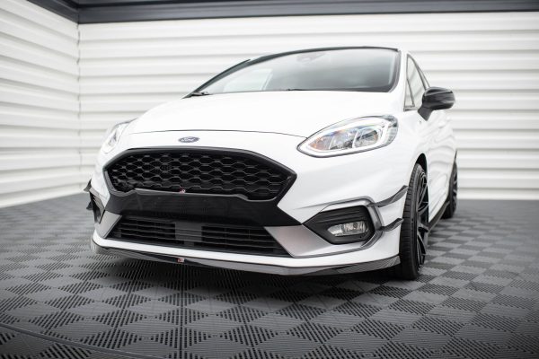 Ford Fiesta Mk8 ST / ST-line - Lâmina frontal V.6 | FO-FI-8-ST-FD3G | Produto Maxton Design distribuído por Unicartuning.