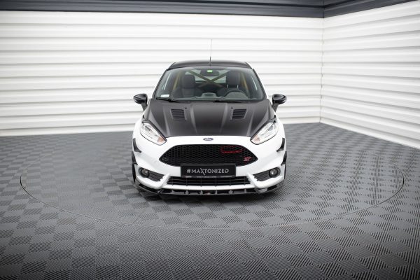 Ford Fiesta ST Mk7 (facelift) - Lâmina frontal V.6 | FO-FI-7F-ST-FD6G | Produto Maxton Design distribuído por Unicartuning.