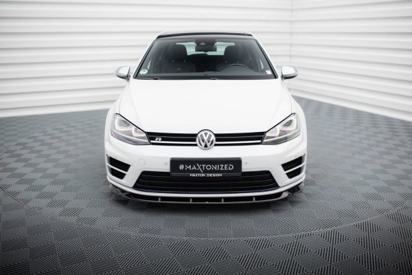 Volkswagen Golf R / GTI / R-line Hatchback Mk7 / Mk7 (facelift) - Lâmina frontal V.6 | VW-GO-7-R-FD6G | Produto Maxton Design distribuído por Unicartuning.