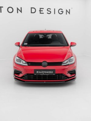 Volkswagen Golf R / R-line Mk7 (facelift) - Lâmina frontal V.6 | VW-GO-7F-R-FD6G | Produto Maxton Design distribuído por Unicartuning. Volkswagen Golf R / R-line Mk7 (facelift) - Lâmina frontal V.6 | VW-GO-7F-R-FD6G | Produto Maxton Design distribuído por Unicartuning.
