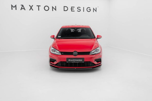 Volkswagen Golf R / R-line Mk7 (facelift) - Lâmina frontal V.6 | VW-GO-7F-R-FD6G | Produto Maxton Design distribuído por Unicartuning. Volkswagen Golf R / R-line Mk7 (facelift) - Lâmina frontal V.6 | VW-GO-7F-R-FD6G | Produto Maxton Design distribuído por Unicartuning.
