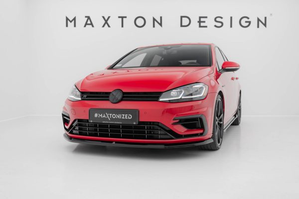 Volkswagen Golf R / R-line Mk7 (facelift) - Lâmina frontal V.6 | VW-GO-7F-R-FD6G | Produto Maxton Design distribuído por Unicartuning. Volkswagen Golf R / R-line Mk7 (facelift) - Lâmina frontal V.6 | VW-GO-7F-R-FD6G | Produto Maxton Design distribuído por Unicartuning.