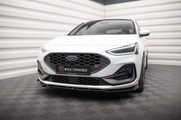 Ford Focus ST / ST-line Mk4 - Lâmina frontal V.7 | FO-FO-4-ST-FD1G | Produto Maxton Design distribuído por Unicartuning.