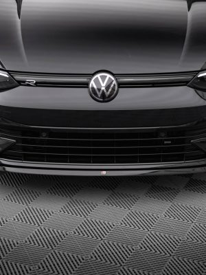 Volkswagen Golf R Mk8 - Lâmina frontal V.7 | VW-GO-8-R-FD7G | Produto Maxton Design distribuído por Unicartuning.