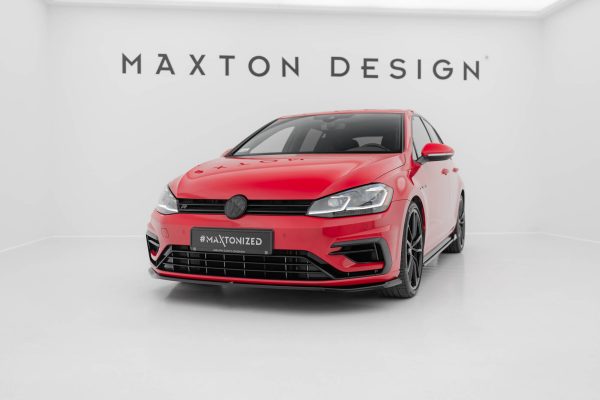 Volkswagen Golf R / R-line Mk7 (facelift) - Lâmina frontal V.7 | VW-GO-7F-R-FD7G | Produto Maxton Design distribuído por Unicartuning. Volkswagen Golf R / R-line Mk7 (facelift) - Lâmina frontal V.7 | VW-GO-7F-R-FD7G | Produto Maxton Design distribuído por Unicartuning.