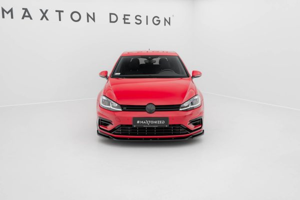 Volkswagen Golf R / R-line Mk7 (facelift) - Lâmina frontal V.9 | VW-GO-7F-R-FD9G | Produto Maxton Design distribuído por Unicartuning. Volkswagen Golf R / R-line Mk7 (facelift) - Lâmina frontal V.9 | VW-GO-7F-R-FD9G | Produto Maxton Design distribuído por Unicartuning.