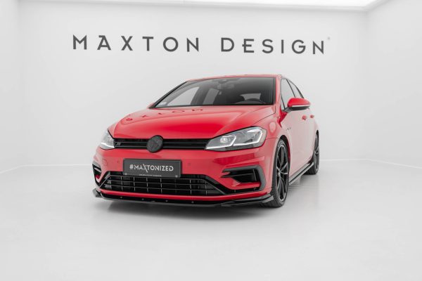 Volkswagen Golf R / R-line Mk7 (facelift) - Lâmina frontal V.9 | VW-GO-7F-R-FD9G | Produto Maxton Design distribuído por Unicartuning. Volkswagen Golf R / R-line Mk7 (facelift) - Lâmina frontal V.9 | VW-GO-7F-R-FD9G | Produto Maxton Design distribuído por Unicartuning.