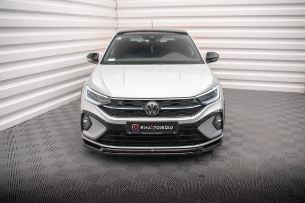 Volkswagen Taigo R-line Mk1 - Lâmina frontal | VW-TA-1-RLINE-FD1G+FD1RG | Produto Maxton Design distribuído por Unicartuning.