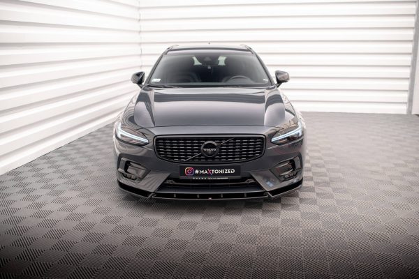 Volvo V90 / S90 R-design Mk2 - Lâmina frontal | VO-V90-2-RDESIGN-FD1G | Produto Maxton Design distribuído por Unicartuning.