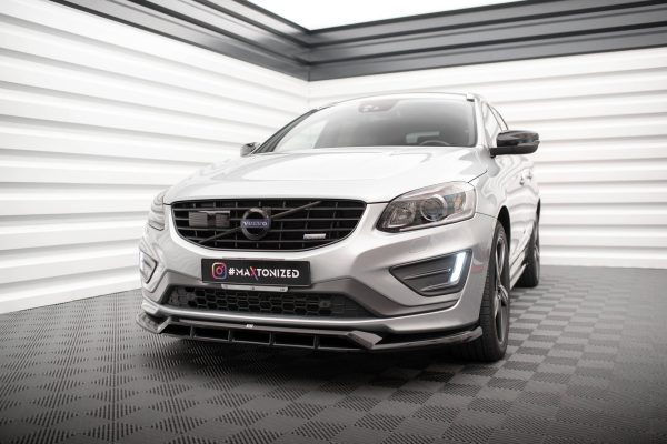 Volvo XC60 R-design Mk1 (facelift) - Lâmina frontal | VO-XC60-1F-RDESIGN-FD1G+FD1RG | Produto Maxton Design distribuído por Unicartuning. Volvo XC60 R-design Mk1 (facelift) - Lâmina frontal | VO-XC60-1F-RDESIGN-FD1G+FD1RG | Produto Maxton Design distribuído por Unicartuning.