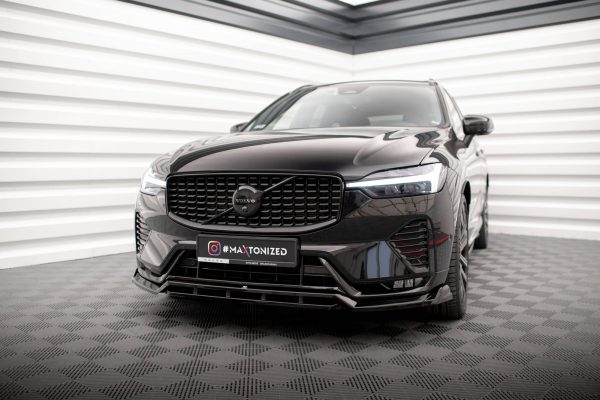 Volvo XC60 R-design Mk2 (facelift) - Lâmina frontal | VO-XC60-2F-RDESIGN-FD1G+FD1RG | Produto Maxton Design distribuído por Unicartuning. Volvo XC60 R-design Mk2 (facelift) - Lâmina frontal | VO-XC60-2F-RDESIGN-FD1G+FD1RG | Produto Maxton Design distribuído por Unicartuning.