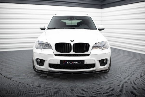 BMW X5 E70 Facelit Pack M - Lâmina frontal | BM-X5-70F-MPACK-FD1+FD1RG | Produto Maxton Design distribuído por Unicartuning.
