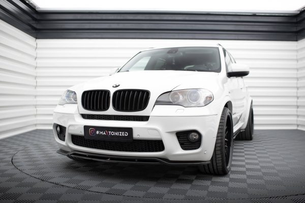 BMW X5 E70 Facelit Pack M - Lâmina frontal | BM-X5-70F-MPACK-FD1+FD1RG | Produto Maxton Design distribuído por Unicartuning.