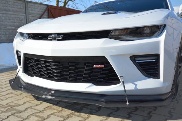 Chevrolet Camaro 6th-gen. Phase-i 2ss Coupé - Lâmina HYBRID frontal | CH-CA-6-2SS-FD2G+CNCA | Produto Maxton Design distribuído por Unicartuning.