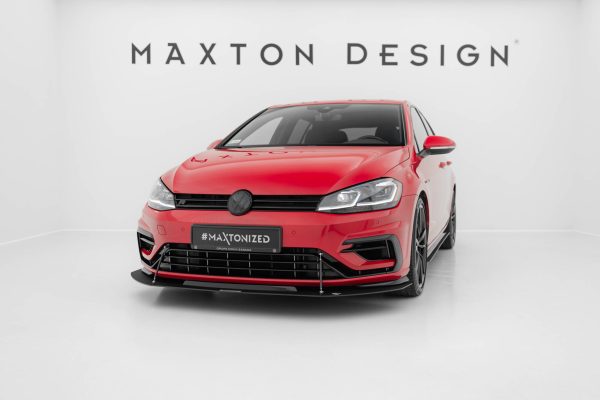 Volkswagen Golf R / R-line Mk7 (facelift) - Lâmina frontal HYBRID | VW-GO-7F-R-FD4G+CNCA | Produto Maxton Design distribuído por Unicartuning. Volkswagen Golf R / R-line Mk7 (facelift) - Lâmina frontal HYBRID | VW-GO-7F-R-FD4G+CNCA | Produto Maxton Design distribuído por Unicartuning.