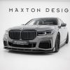 BMW 7 G11 / G11 (facelift) - Carbon Fiber Lâmina frontal + ABS Splitter | CF-BM-7-11F-MPACK-FD1-245-P+FD1RG | Produto Maxton Design distribuído por Unicartuning.