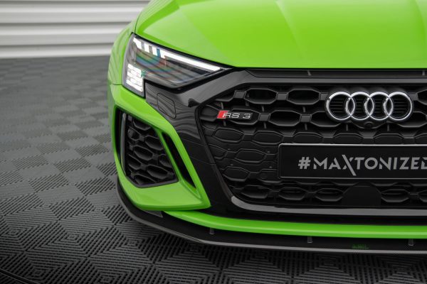 Audi RS3 8Y - Carbon Fiber Lâmina frontal | CF-AU-RS3-8Y-FD1-245-P | Produto Maxton Design distribuído por Unicartuning. Audi RS3 8Y - Carbon Fiber Lâmina frontal | CF-AU-RS3-8Y-FD1-245-P | Produto Maxton Design distribuído por Unicartuning.