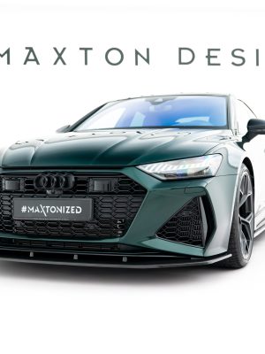 Audi RS6 C8 - Carbon Fiber Lâmina frontal | CF-AU-RS6-C8-FD1-245-P | Produto Maxton Design distribuído por Unicartuning.