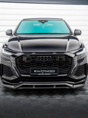 Audi RS Q8 / SQ8 / Q8 S-Line / Q8 Mk1 - Lâmina frontal em carbono | CF-AU-RSQ8-1-FD1+FD1R-245-P | Produto Maxton Design distribuído por Unicartuning. Audi RS Q8 / SQ8 / Q8 S-Line / Q8 Mk1 - Lâmina frontal em carbono | CF-AU-RSQ8-1-FD1+FD1R-245-P | Produto Maxton Design distribuído por Unicartuning.