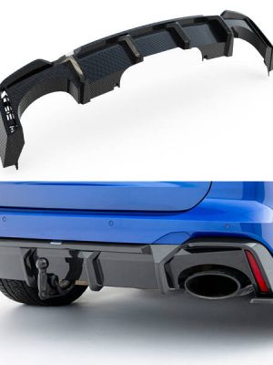 Audi RS7 C8 - Carbon Fiber Difusor traseiro | CF-AU-RS6-C8-RS1-245-P+TB | Produto Maxton Design distribuído por Unicartuning.