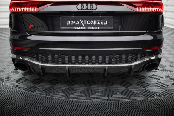 Audi RS Q8 Mk1 - Carbon Fiber Difusor traseiro | CF-AU-RSQ8-1-RS1-245-P | Produto Maxton Design distribuído por Unicartuning. Audi RS Q8 Mk1 - Carbon Fiber Difusor traseiro | CF-AU-RSQ8-1-RS1-245-P | Produto Maxton Design distribuído por Unicartuning.