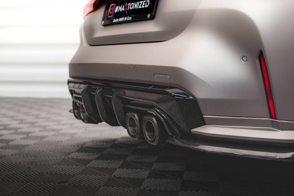 BMW M3 Sedan / Touring G80 / G81 - Carbon Fiber Difusor traseiro | CF-BM-4-G82-M-RS1-245-P | Produto Maxton Design distribuído por Unicartuning.