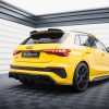 Audi RS3 8Y Sportback - Splitters em carbono laterais traseiros | CF-AU-RS3-8Y-SB-RSD1-245-P | Produto Maxton Design distribuído por Unicartuning.