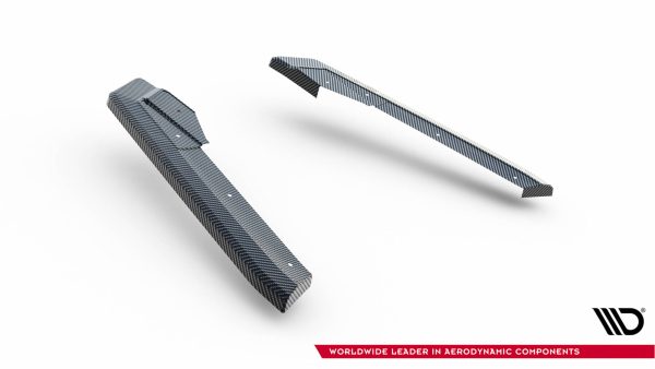 Audi RS6 C8 - Splitters em carbono laterais traseiros | CF-AU-RS6-C8-RSD1-245-P | Produto Maxton Design distribuído por Unicartuning.