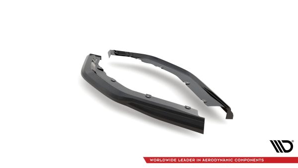 BMW M3 Sedan / Touring G80 / G81 - Splitters em carbono laterais traseiros | CF-BM-3-G80-M-RSD1-245-P | Produto Maxton Design distribuído por Unicartuning.