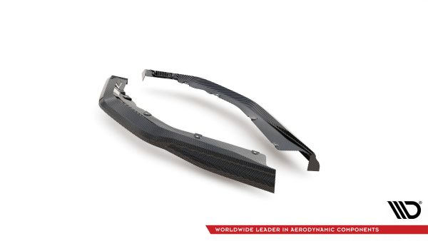 BMW M4 G82 - Splitters em carbono laterais traseiros | CF-BM-4-G82-M-RSD1-245-P | Produto Maxton Design distribuído por Unicartuning.