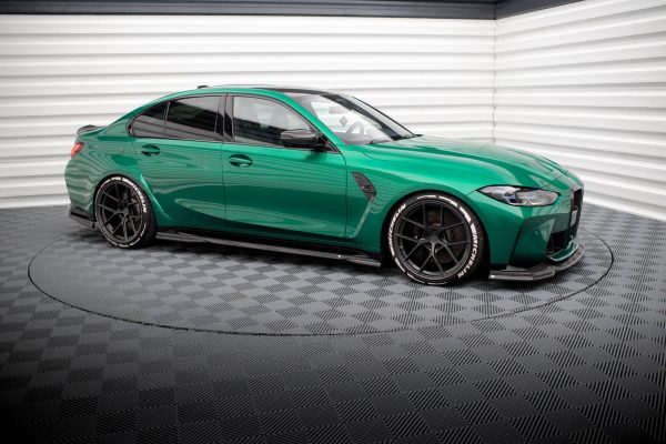 BMW M3 G80 Sedan - Carbon Fiber Embaladeiras | CF-BM-3-G80-M-SD1-245-P | Produto Maxton Design distribuído por Unicartuning. BMW M3 G80 Sedan - Carbon Fiber Embaladeiras | CF-BM-3-G80-M-SD1-245-P | Produto Maxton Design distribuído por Unicartuning.