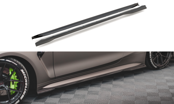 BMW M4 G82 - Carbon Fiber Embaladeiras | CF-BM-4-G82-M-SD1-245-P | Produto Maxton Design distribuído por Unicartuning.