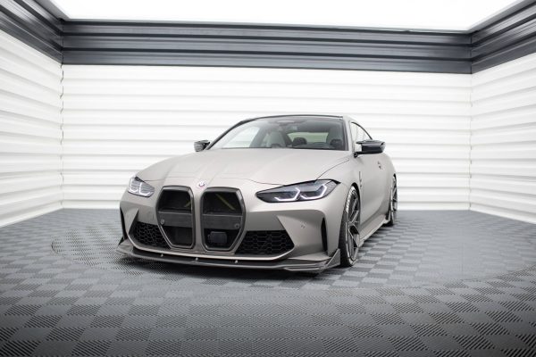 BMW M4 G82 / M3 G80 - Splitters frontais em carbono | CF-BM-4-G82-M-FSF1-245-P | Produto Maxton Design distribuído por Unicartuning.