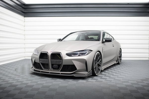 BMW M4 G82 / M3 G80 - Splitters frontais em carbono | CF-BM-4-G82-M-FSF1-245-P | Produto Maxton Design distribuído por Unicartuning.