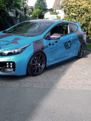 Kia Cee'd / Pro Cee'd GT Mk2 - Lâminas para Embaladeiras RACING | KI-CE-2-GT-CNC-SD1A | Produto Maxton Design distribuído por Unicartuning.