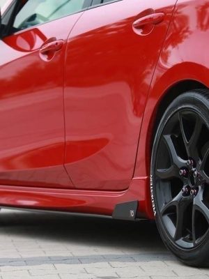 Mazda 3 Mk2 Mps - Lâminas para Embaladeiras RACING | MA-3-2-MPS-CNC-SD1A | Produto Maxton Design distribuído por Unicartuning.
