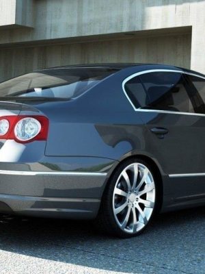 Volkswagen Passat B6 Estate - Extensão Spoiler do Pára-choques traseiro | VW-PA-B6-RLINE-S-RS1F | Produto Maxton Design distribuído por Unicartuning.