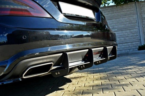 Mercedes-Benz Cls C218 AMG Line - Difusor traseiro | ME-CLS-218-CNC-RS1A | Produto Maxton Design distribuído por Unicartuning.