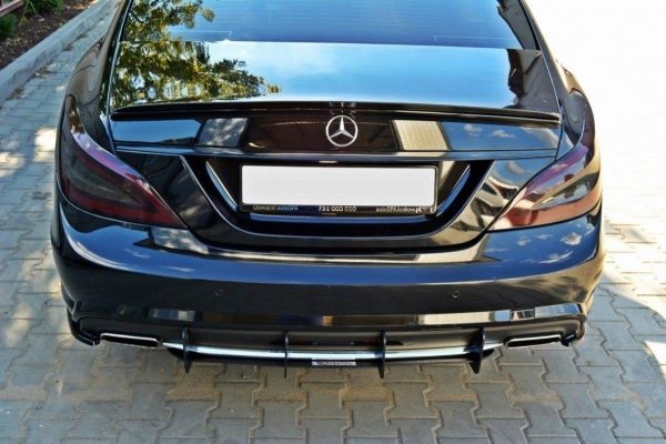 Mercedes-Benz Cls C218 AMG Line - Difusor traseiro | ME-CLS-218-CNC-RS1A | Produto Maxton Design distribuído por Unicartuning.
